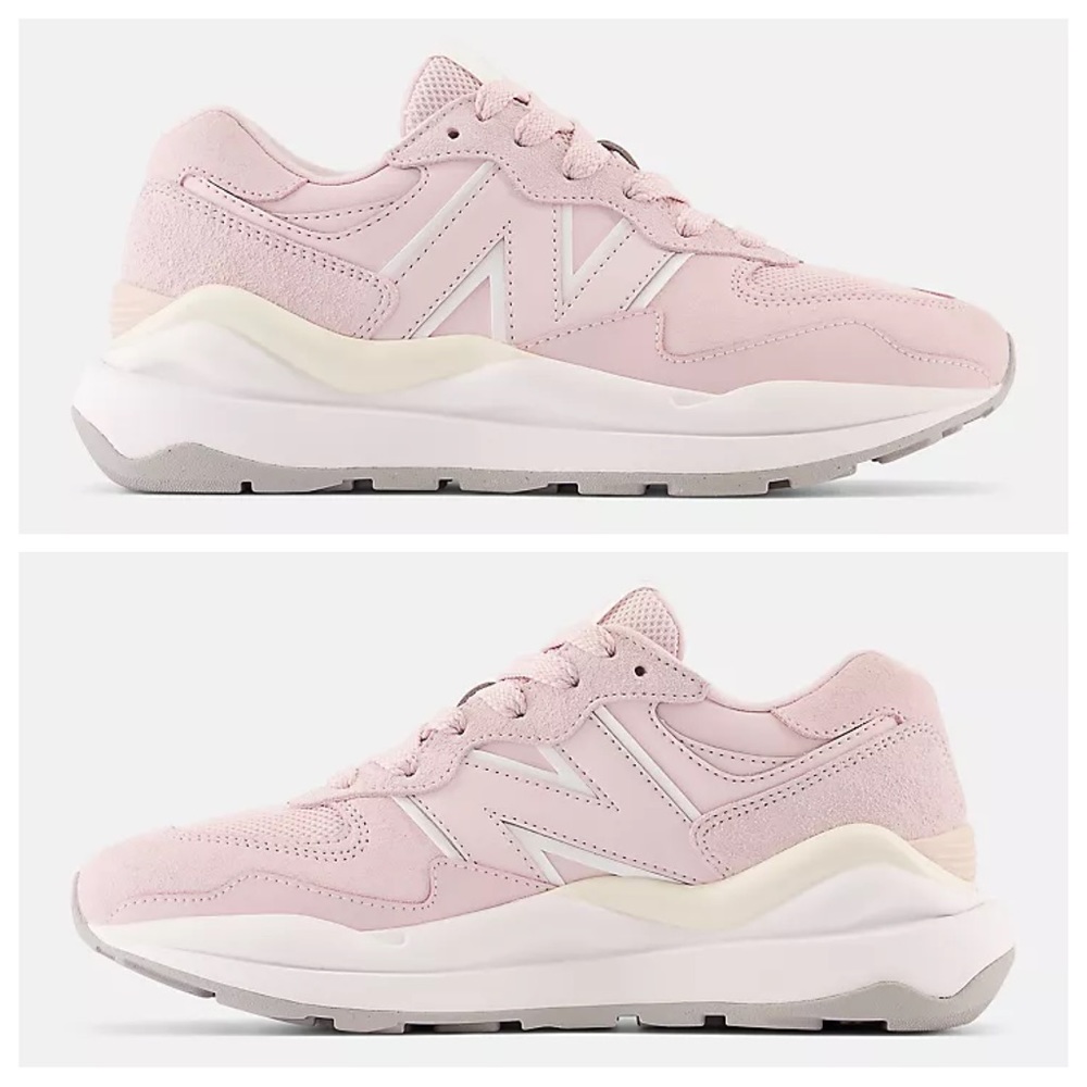 New Balance 57/40 Retro Running Shoes / Sneakers - Pink - Picture 1 of 14